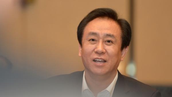 中国恒大集团创办人许家印。图为资料照。(图片来源:Etienne Oliveau/Getty Images)