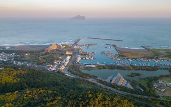 头城乡地区景观鸟瞰图。