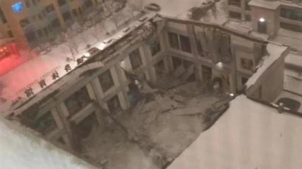 6日晚间传出黑龙江佳木斯市桦南县悦城体育馆发生坍塌。(图片来源:网络图片)