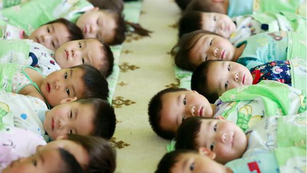 中国一所幼儿园的孩子们(Getty Images)
