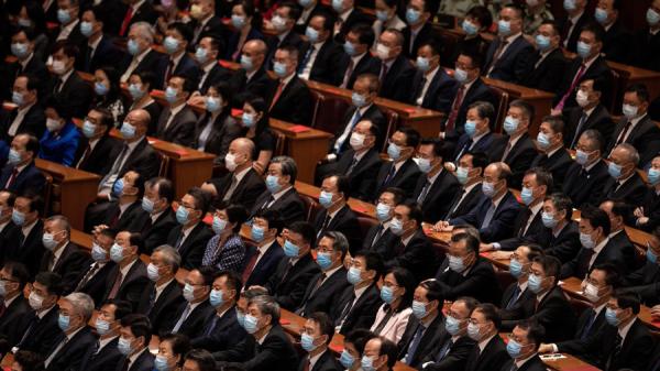 落马官员也曾参加抗疫大会 。 (图片来源:Getty Images)