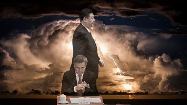 胡春华 “ 新兵 ” 有回报?习近平出招救形象?(图片来源:今涛拍暗合成)