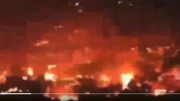 中共国山火 (图片来源:视频截图)