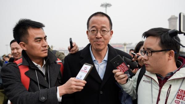 新东方教育科技集团创办人兼董事长俞敏洪呼吁政府尊重市场法则和常识。（图片来源：Etienne Oliveau/Getty Images）