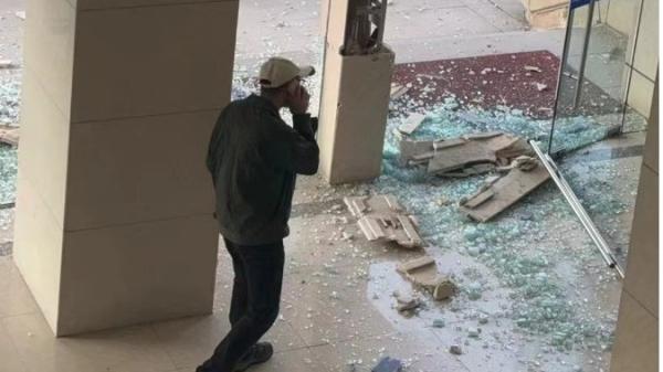 江苏张家港市政府大楼7日发生爆炸事件。(图片来源:网络图片)