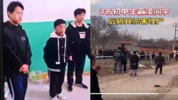 河北邯郸一名13岁初中生被3名同学残忍杀害后掩埋。(图片来源:网路截图)