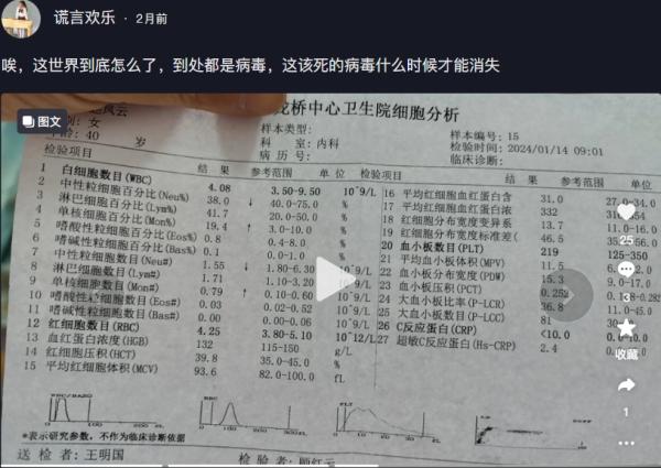 网友:这世界怎么了?到处是病毒。(图片来源:抖音截图)