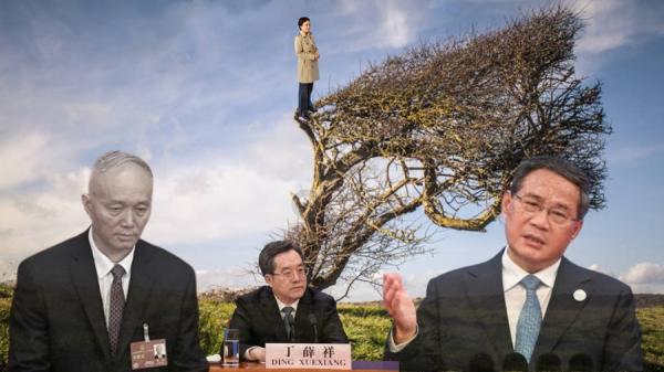 李强、蔡奇、丁薛祥三人是习近平任职地方结识并追随而来的官员,彭丽媛是习近平夫人。(图片来源:今涛拍暗合成)