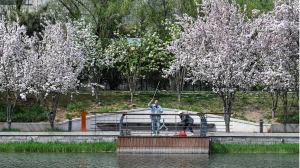 2024年4月8日,北京 (图片来源:JADE GAO/AFP via Getty Images)