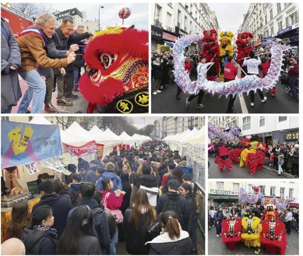 美丽城巴黎新春集市现场(摄影:林莲怡/看中国)