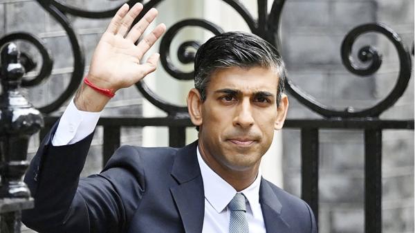 英国首相苏纳克(JUSTIN TALLIS/AFP via Getty Images)