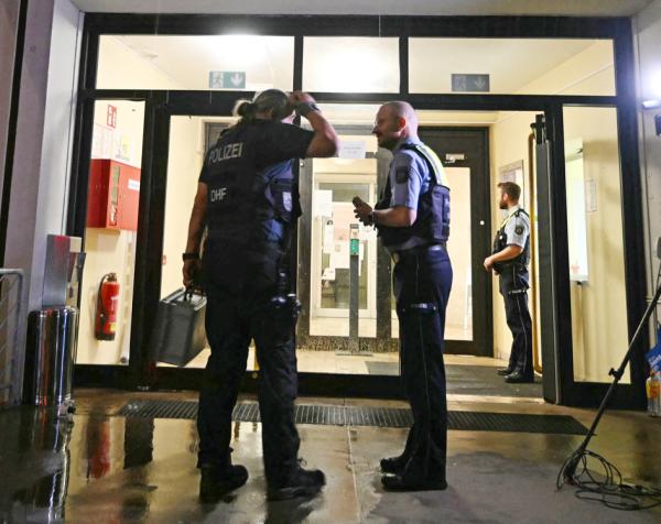 图为索林根持刀袭击事件发生地点。(INA FASSBENDER/AFP via Getty Images)