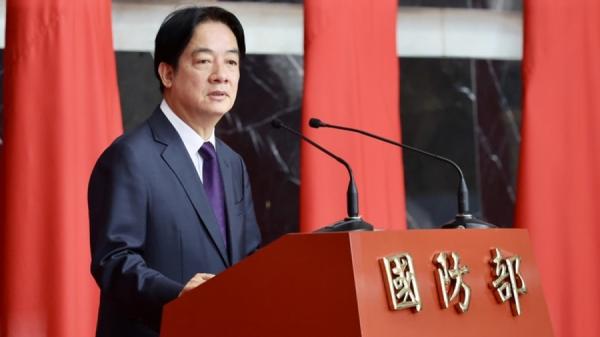 图为中华民国总统赖清德8月出席晋任将官勗勉典礼致词。(图片来源:中央社)