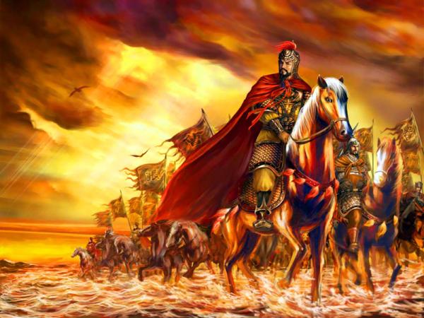 张光晟将自己的战马让给王思礼,不求答谢就走了。