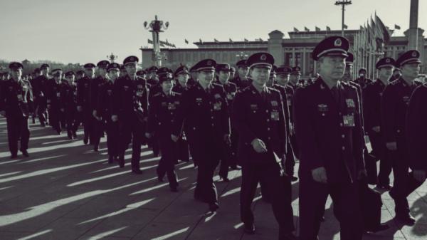 近期,中共军队大乱,各种传闻纷飞。(图片来源:Kevin Frayer /Getty Images)