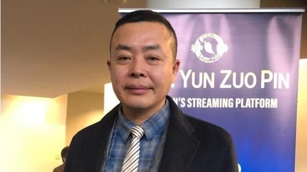 前中国媒体人赵兰健(看中国摄)