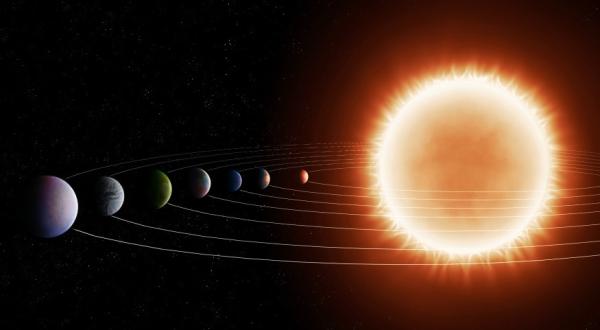 七星连珠。(图片来源: 翻拍)