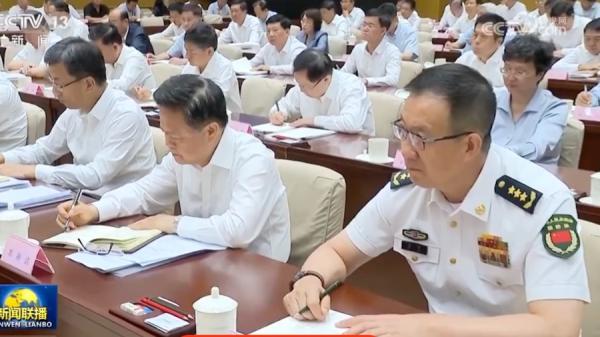 董军的消失看似中共国防部“停摆”(图片来源:网络截图)