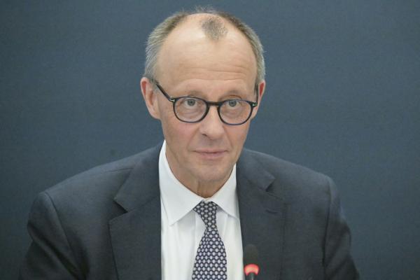 德国即将上任的新总理梅尔茨(TOBIAS SCHWARZ/AFP via Getty Images)