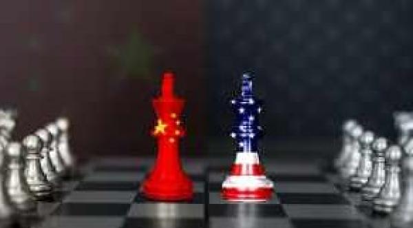 美中博弈。(图片来源:网络截图)