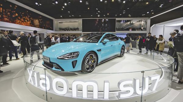 小米SU7电动车(Getty Images)
