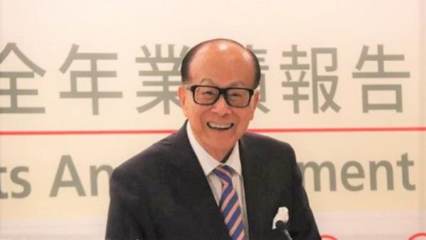 香港首富李嘉诚 (图片来源:中央社)