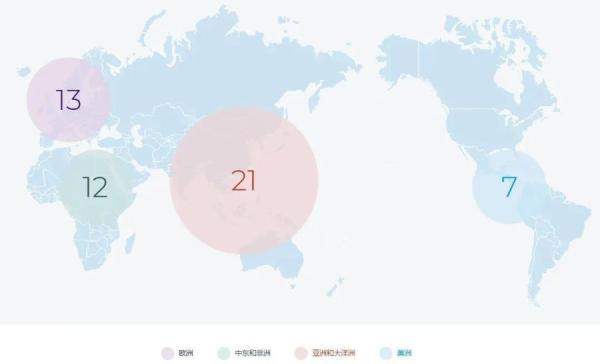 长和公司在全球经营的港口业务分布。(图片来源: 网络图片)