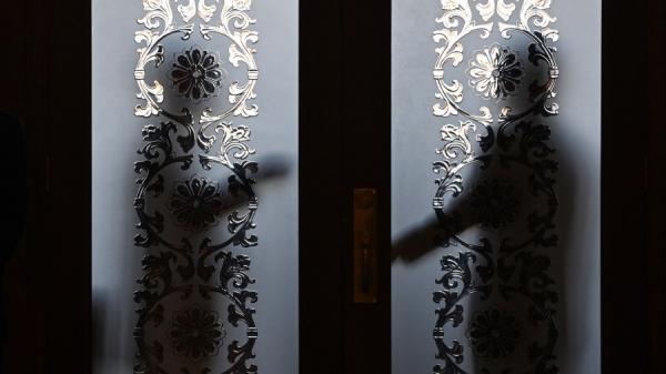 2024年3月6日，中共人大会议期间的安保人员。（图片来源：Getty Images）