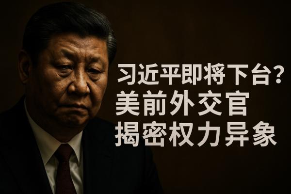 美国前外交官、曾在中国任教的资深中国观察者史雷顿(Gregory W. Slayton)日前在《纽约邮报》撰文指出,一系列可疑的政坛变动和公开异象,显示出习近平的权力基础可能正悄然动摇。(图片来源:看中国合成图)