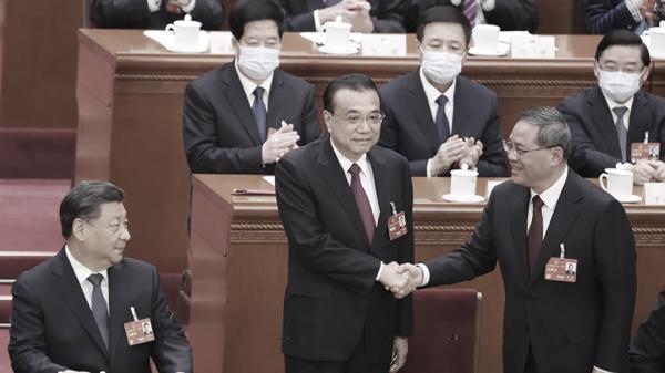 李克强(中)(Lintao Zhang/Getty Images)