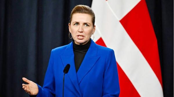 丹麦首相梅特•弗雷德里克森（Mette Frederiksen）（HENRIK MONTGOMERY/TT NEWS AGENCY/AFP via Getty Images）