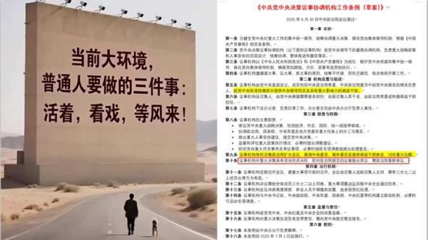 朋友圈盛传活着、看戏、等风来,网传“条例”应景造假(图片来源:网络截图)