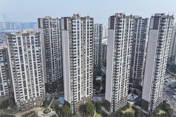 2024年1月29日,中国房地产开发商恒大集团在中国江苏省南京市的一个住宅小区。(STR/AFP via Getty Images)