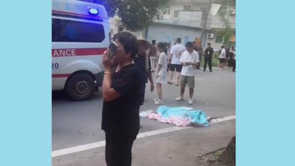 8月3日,湖南省耒阳市发生随机杀人案,造成多人死伤。(图片来源:视频截图)