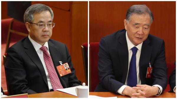 近日，有消息称“胡汪配”上位。图为胡春华（左）和汪洋（右）。（看中国合成图）