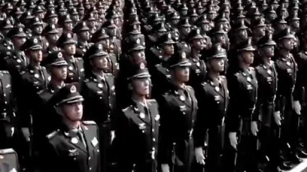 9月3日,中共在北京天安门广场上进行大阅兵。(图片来源:视频截图)