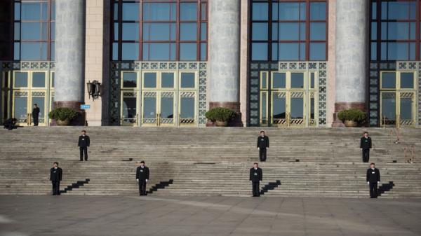 人民大会堂 (图片来源:FRED DUFOUR/AFP via Getty Images)
