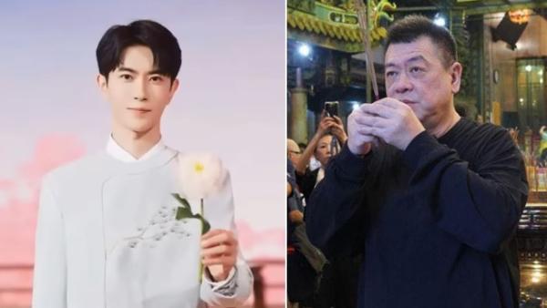 于朦胧和启蒙师孙德荣。(图片来源：于朦胧工作室微博/孙德荣来了脸书)