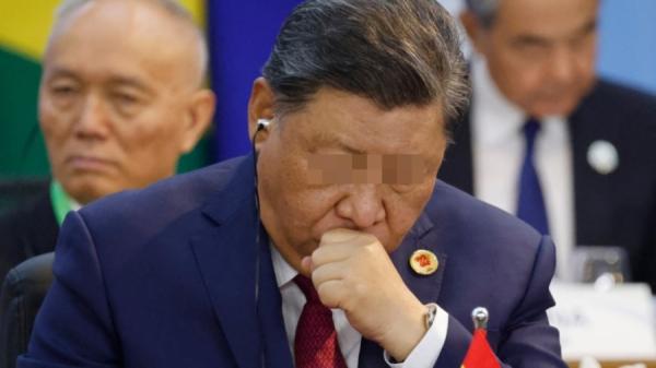 中共党魁习近平于2024年11月18日在巴西里约热内卢出席二十国集团领导人第二次会议。(图片来源:LUDOVIC MARIN/AFP via Getty Images )