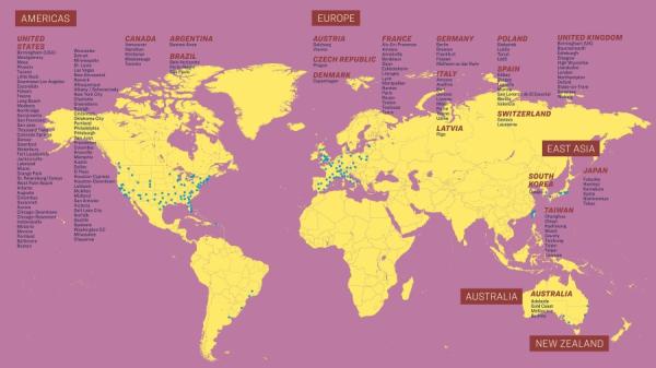 神韵2026年演出季将在全球五大洲进行巡回演出。（Epoch Times）