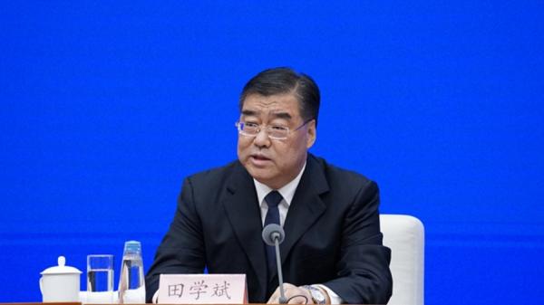 水利部前副部长田学斌成为2026年落马首虎。（网络图片）