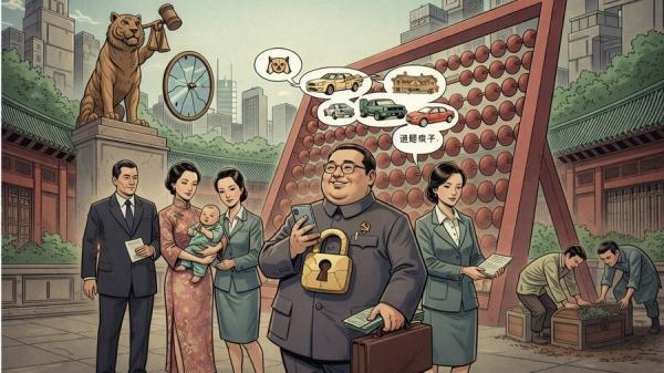 红色后宫秘窥,中共五代高层从私欲到腐败。(图片来源:手绘插画 看中国 李齐)