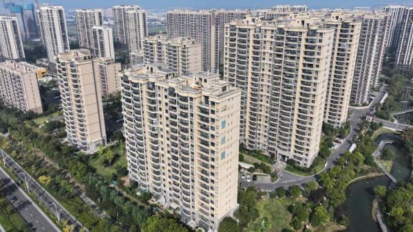 2023年10月18日,中国开发商碧桂园位于江苏省宿迁市的大楼。(图片来源:Getty Images)