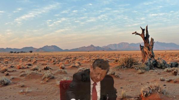 习近在国内和党内四面楚歌。（图片来源：今涛拍暗自制/看中国）