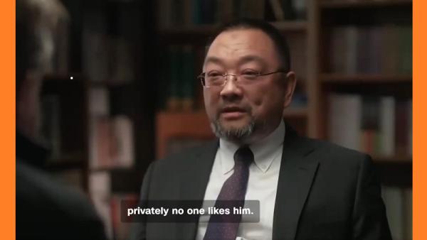 前中共部官员马瑞林接受CNN专访时,揭露了中共的统战黑幕及习近平的尴尬处境。(图片来源:视频截图)