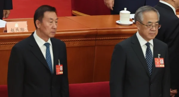 2025年3月4日，胡春华出席在北京人民大会堂举行的第十四届中共政协第三次会议开幕式。（图片来源：Getty Images）