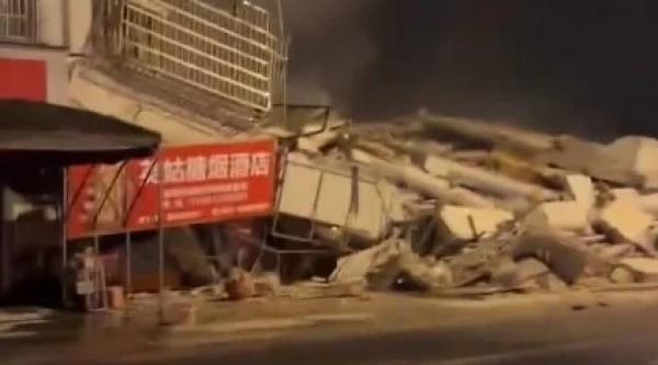 广西柳州市柳南区5月18日几乎同一位置，发生两次5.2级地震。（图片来源：视频截图）