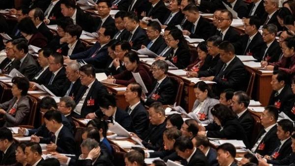 2026年3月9日，在北京人民大会堂召开中共全国人民代表大会第二次全体会议。（图片来源：Kevin Frayer/Getty Images）