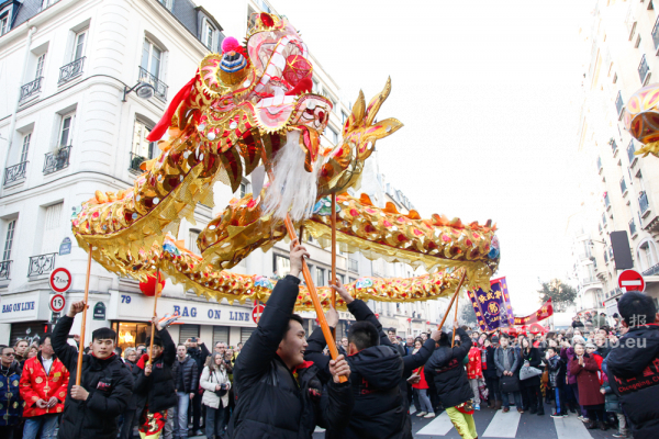 巴黎3区华人新年游行图集(三)