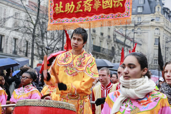 巴黎13区欢庆中国新年游行组图(图组3)